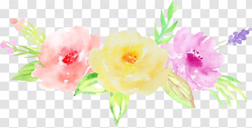 Watercolor Painting Flower Floral Design Clip Art - Acuarela Transparent PNG