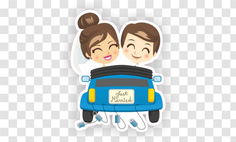 Royalty-free Vector Graphics Clip Art Image Marriage - Smile - Just Married Car Transparent PNG