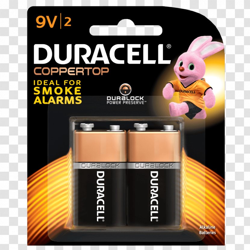 Duracell Alkaline Battery Electric AAA Nine-volt Transparent PNG