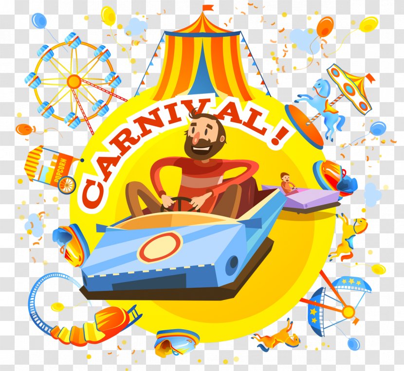 Amusement Park Royalty-free Drawing Illustration - Food - Happy Transparent PNG