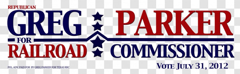 Banner Logo Brand Product Line - Blue - Election Campaign Transparent PNG