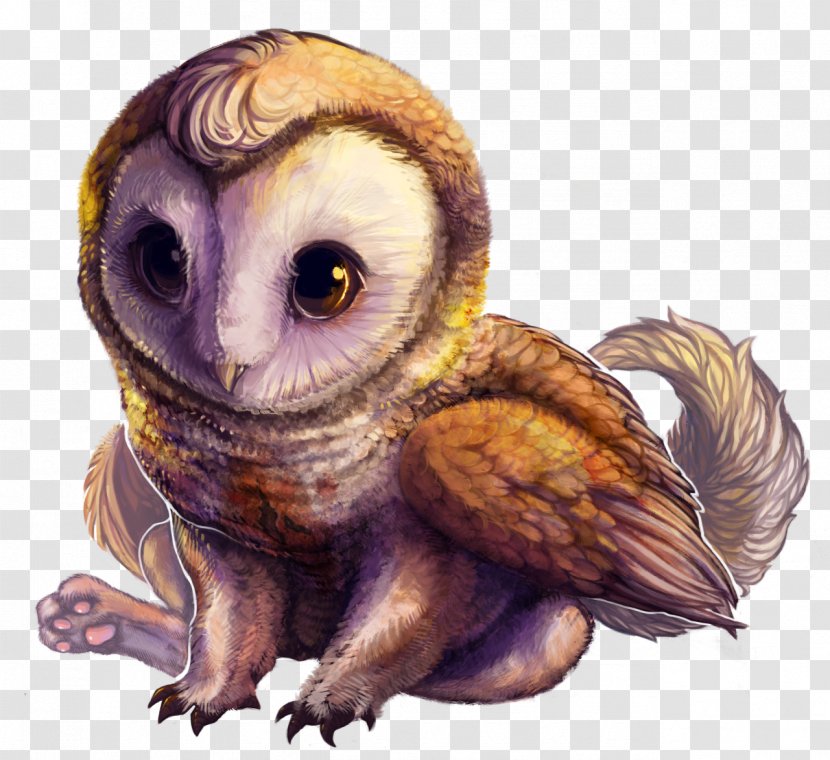 Owl Fauna Illustration Beak - Bird Transparent PNG