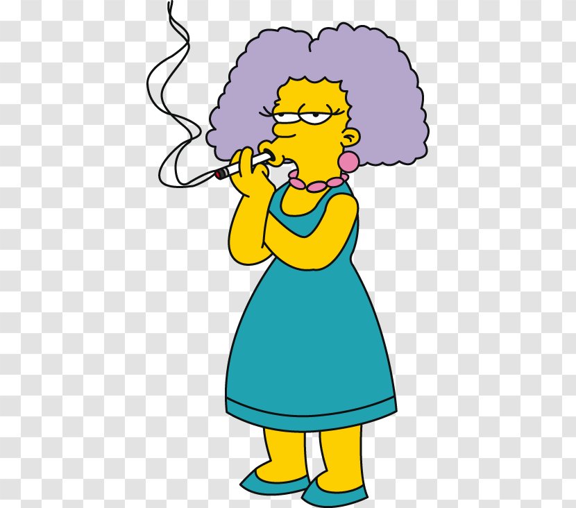Patty Bouvier Selma Marge Simpson Homer Bart - Smile Transparent PNG