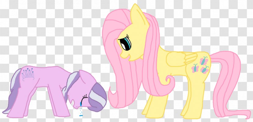 Pony Fluttershy Diamond Tiara - Silhouette Transparent PNG