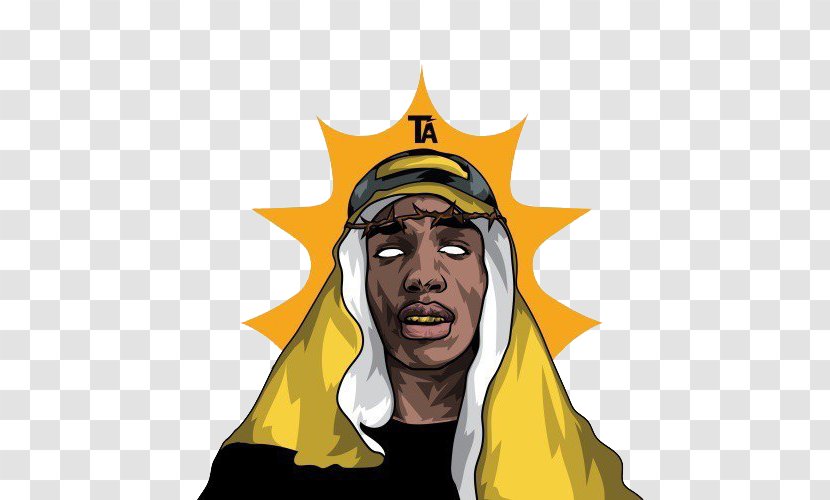 A$AP Rocky Drawing Trill Cartoon - Frame - Tree Transparent PNG