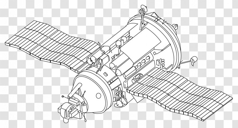 Soviet Space Program TKS VA Spacecraft Almaz - Proton - Craft Transparent PNG