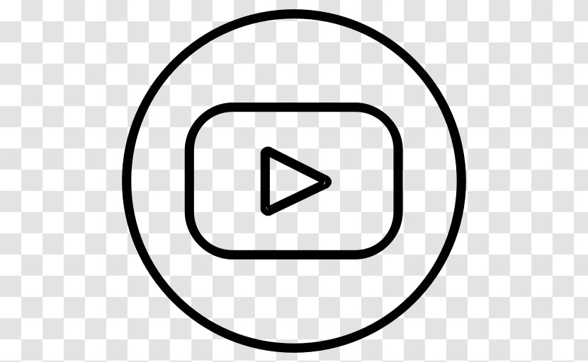 Youtube Line Art Logo Symbol Subscribe Transparent Png