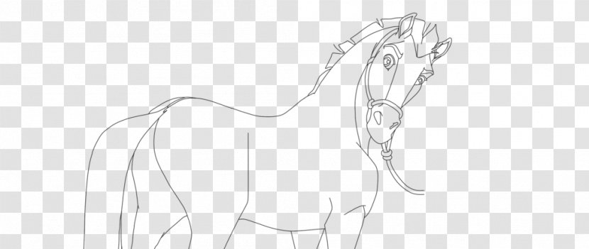 Mane Pony Mustang Drawing Sketch Transparent PNG