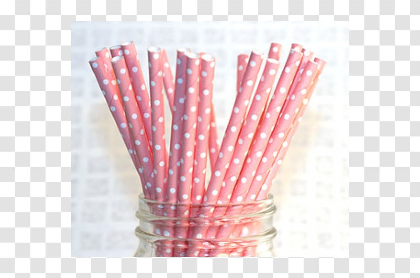 Drinking Straw Pink M Transparent PNG