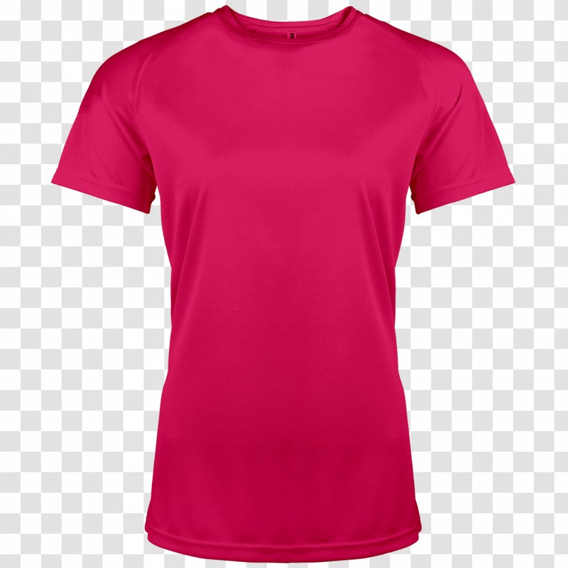T-shirt Scrubs Top Crew Neck Clothing - Red Transparent PNG