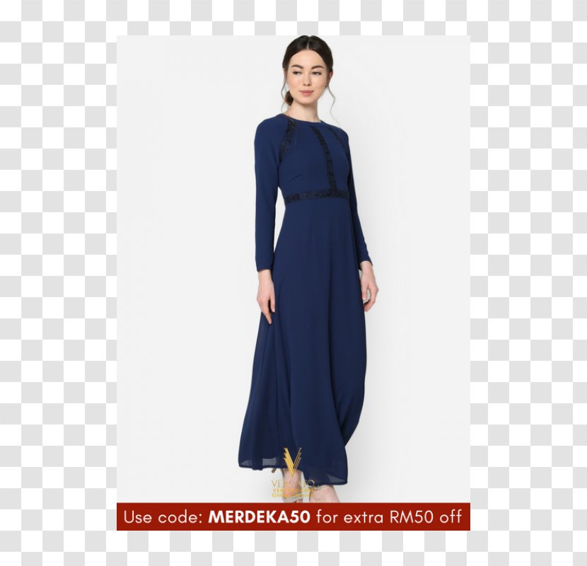Dress Gown Formal Wear Fashion Sleeve - Model Transparent PNG