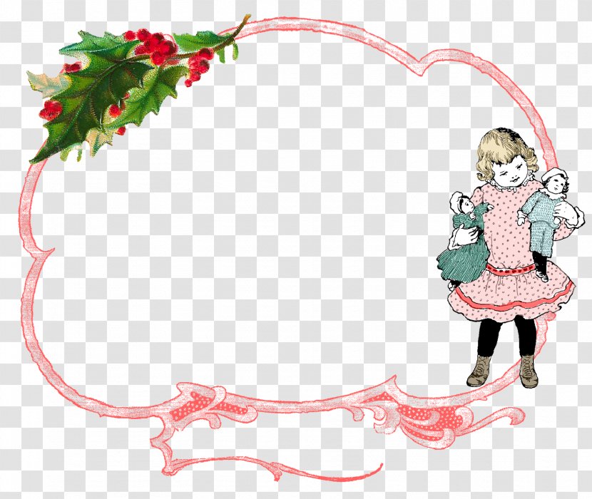 Christmas Picture Frames Clip Art - Fictional Character - HOLLY Transparent PNG