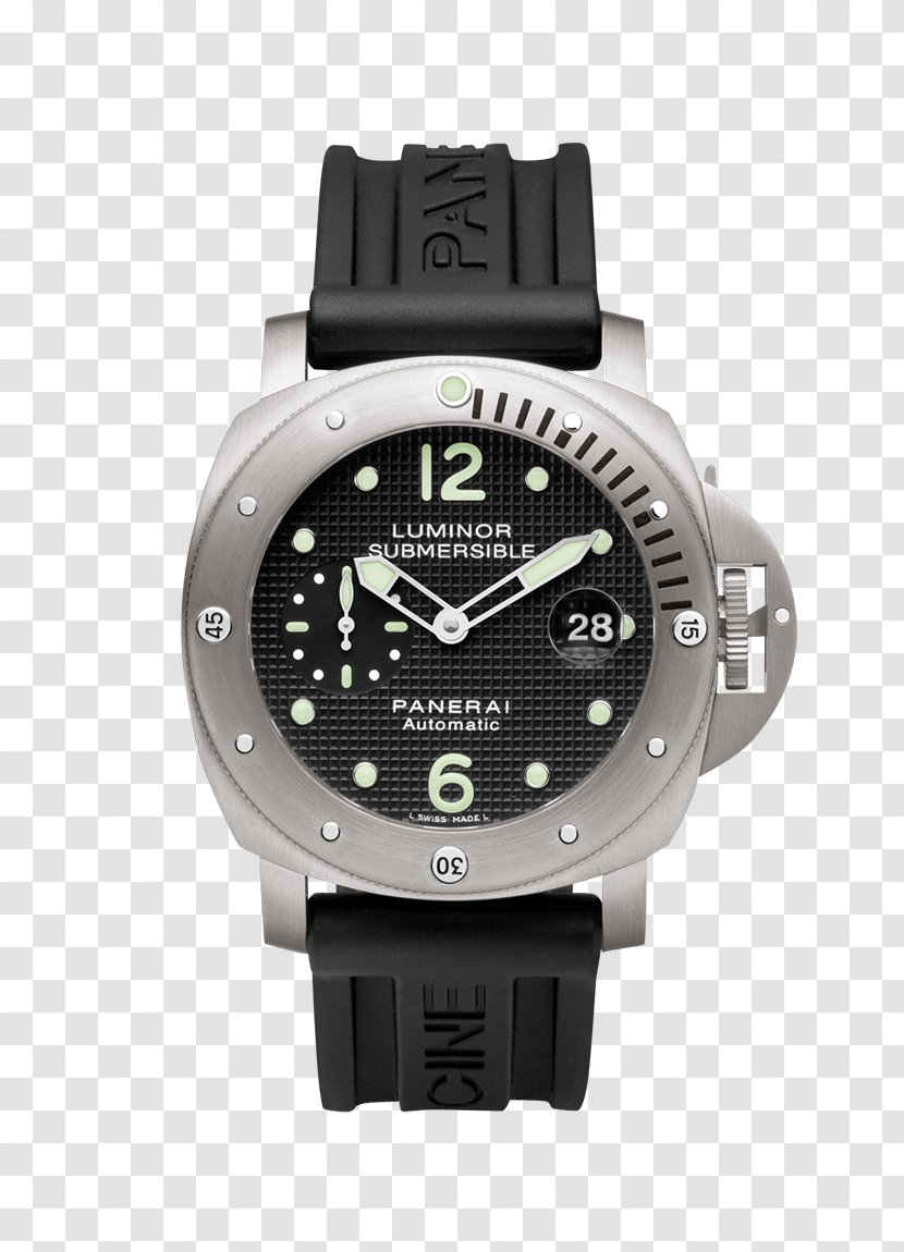 Panerai Men's Luminor Marina 1950 3 Days Automatic Watch Titanium Transparent PNG