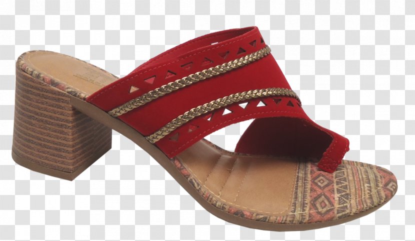 Slide Clog Sandal Shoe Brown Transparent PNG