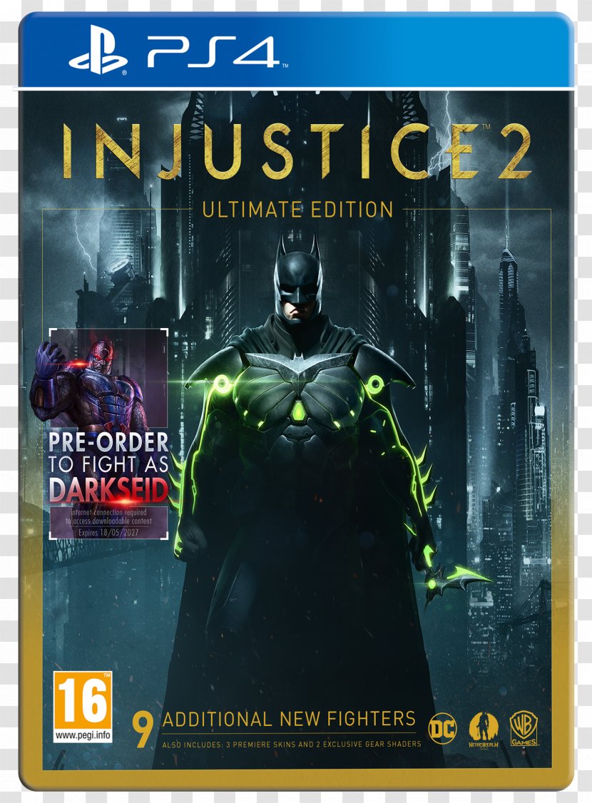 Injustice 2 Injustice: Gods Among Us PlayStation 4 Xbox One Video Game - Preorder Transparent PNG