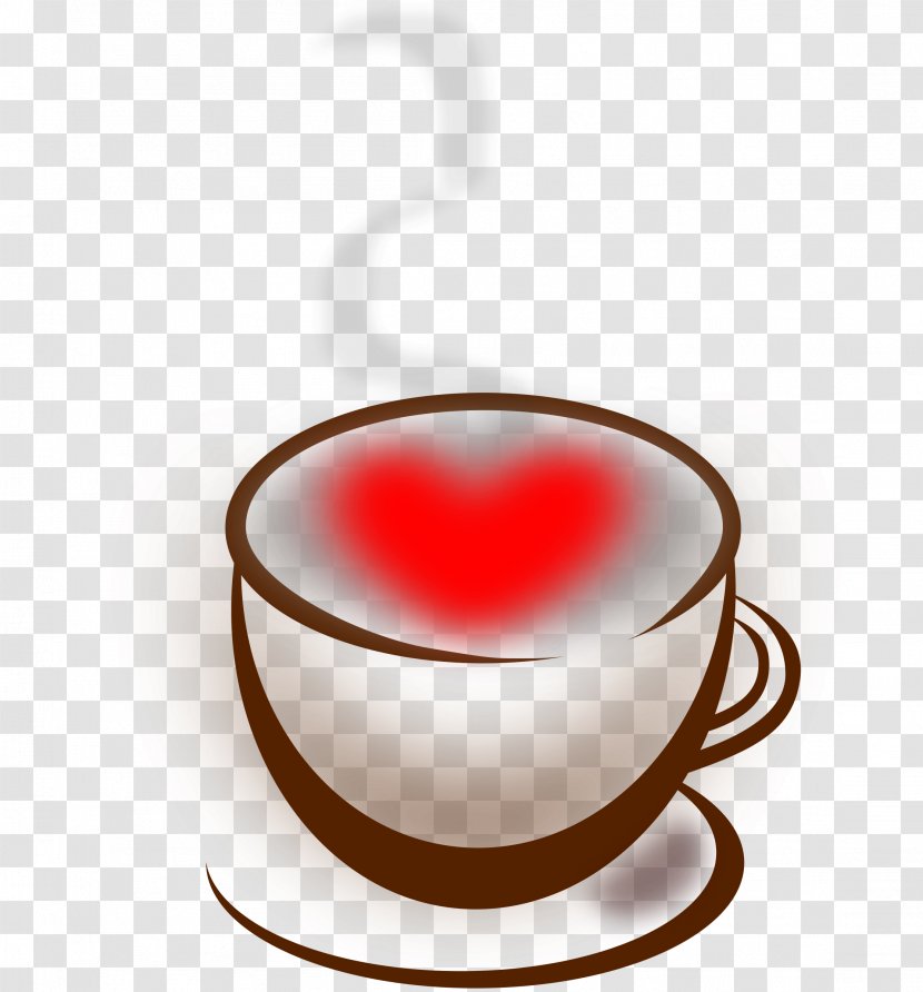 Coffee Cup Espresso Cafe Clip Art - Love Hearts - Coffe Transparent PNG
