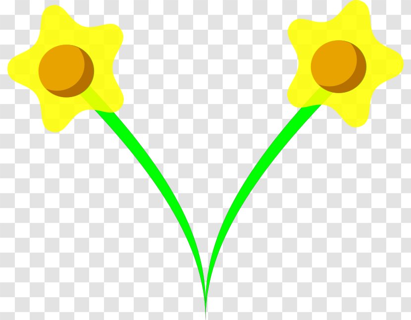Daffodil Flower Clip Art - Blog - Clump Cliparts Transparent PNG