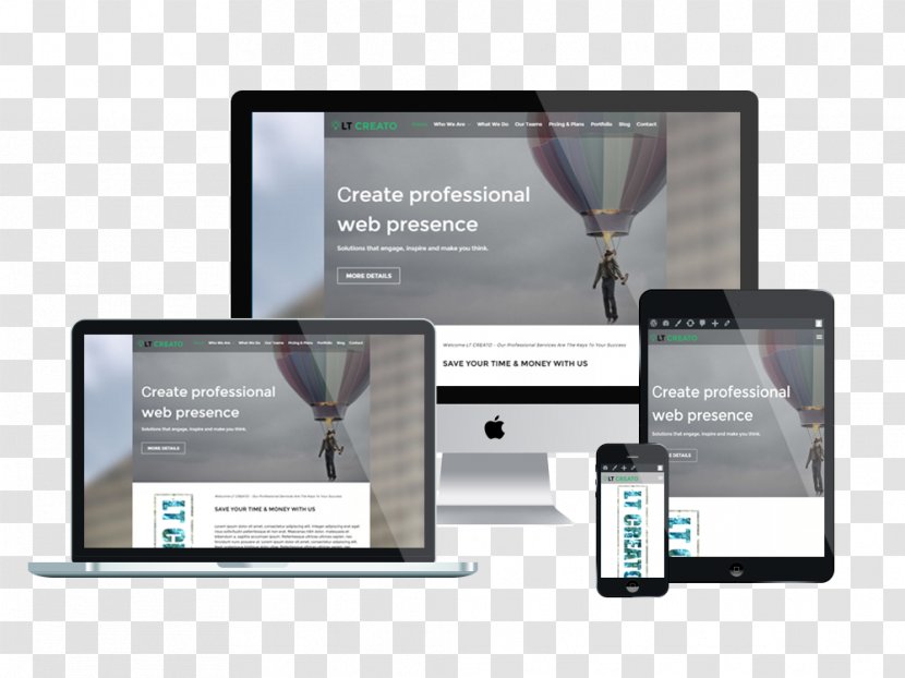 Responsive Web Design Template Joomla Theme WordPress Transparent PNG