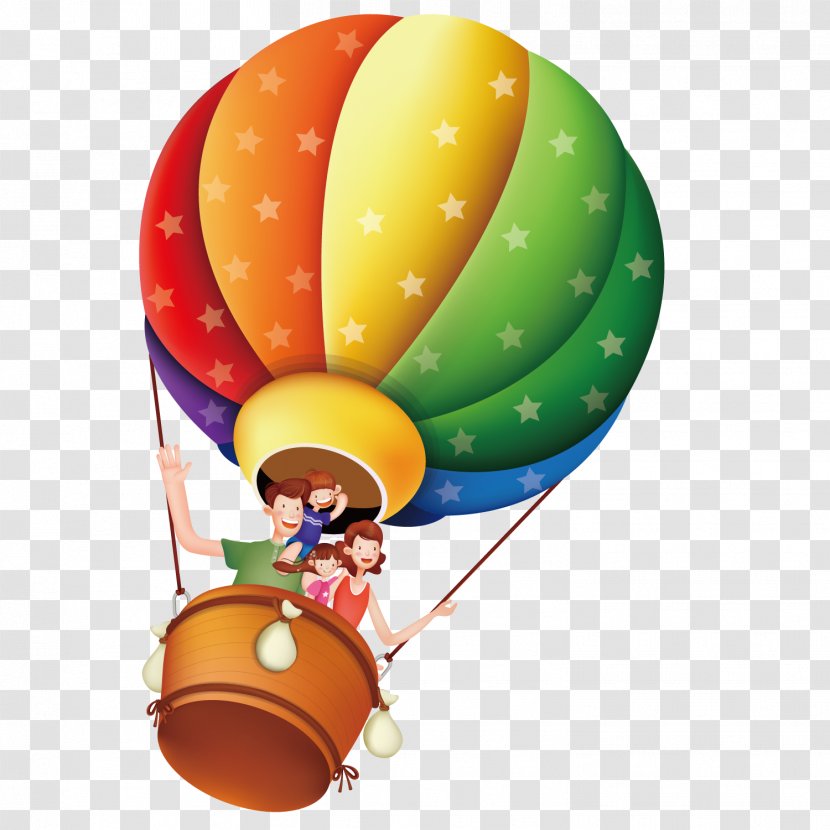 Hot Air Balloon Service Learning - A Man Sitting On Transparent PNG