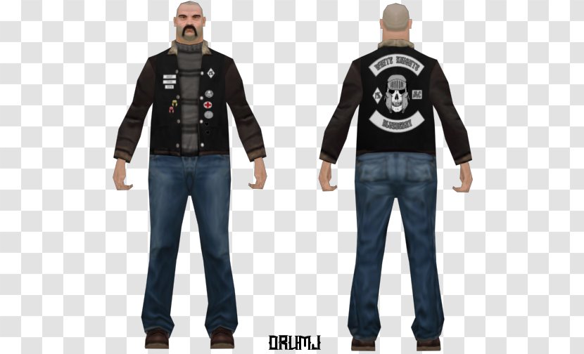 San Andreas Multiplayer Jacket Motorcycle Club Mod - List Of Outerwear - Blueberry Hill Fats Transparent PNG
