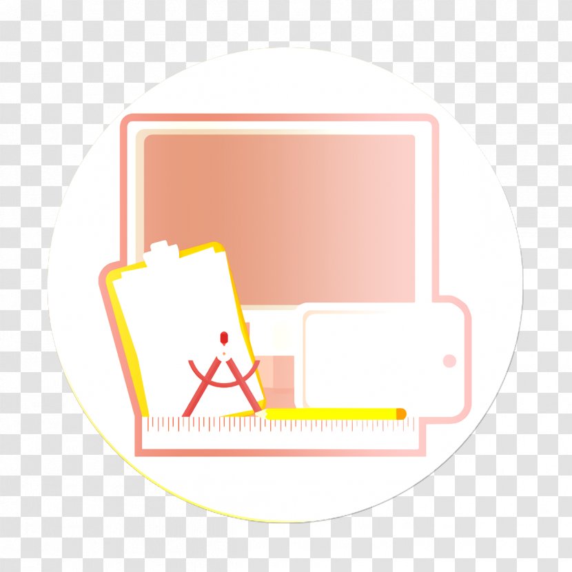 Computer Icon Creative Drawing Pad - Ruler - Logo Pink Transparent PNG