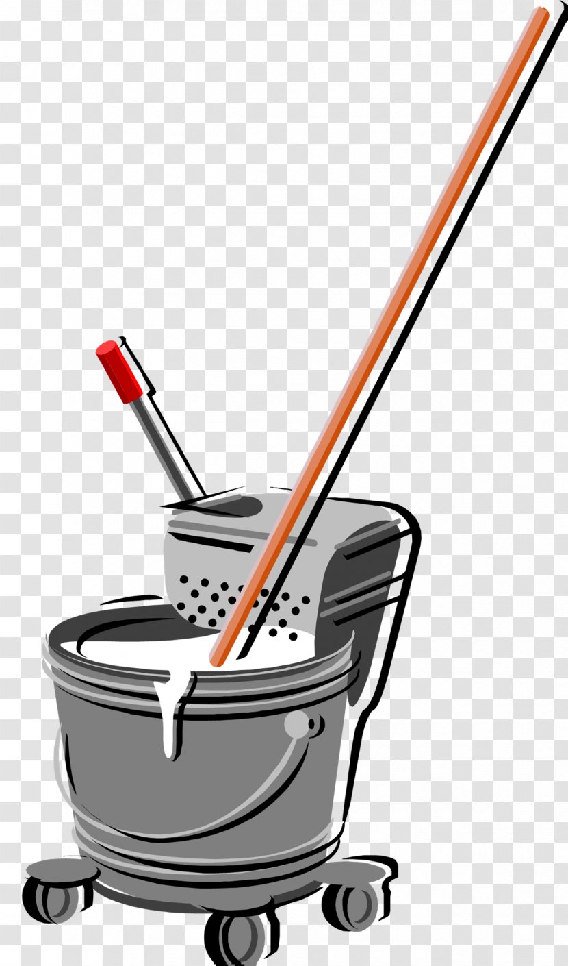 Cleaner Mop Cleaning Bucket Cleanliness Transparent PNG