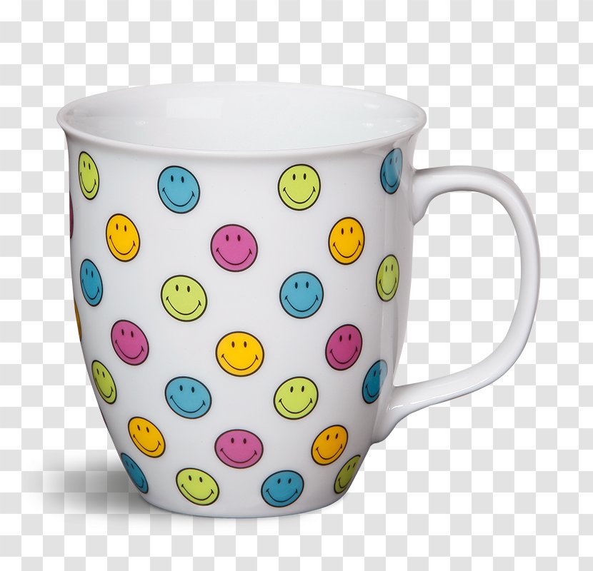 Coffee Cup Mug Ceramic Porcelain Smiley - Smiling Transparent PNG