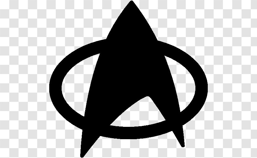 Star Trek Vector Graphics Logo Image - Silhouette - Starship Transparent PNG