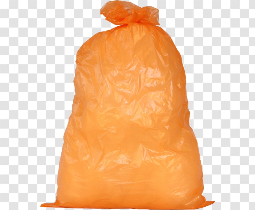 Gunny Sack Bin Bag Plastic Low-density Polyethylene KOMO - Flower - Oranje Transparent PNG