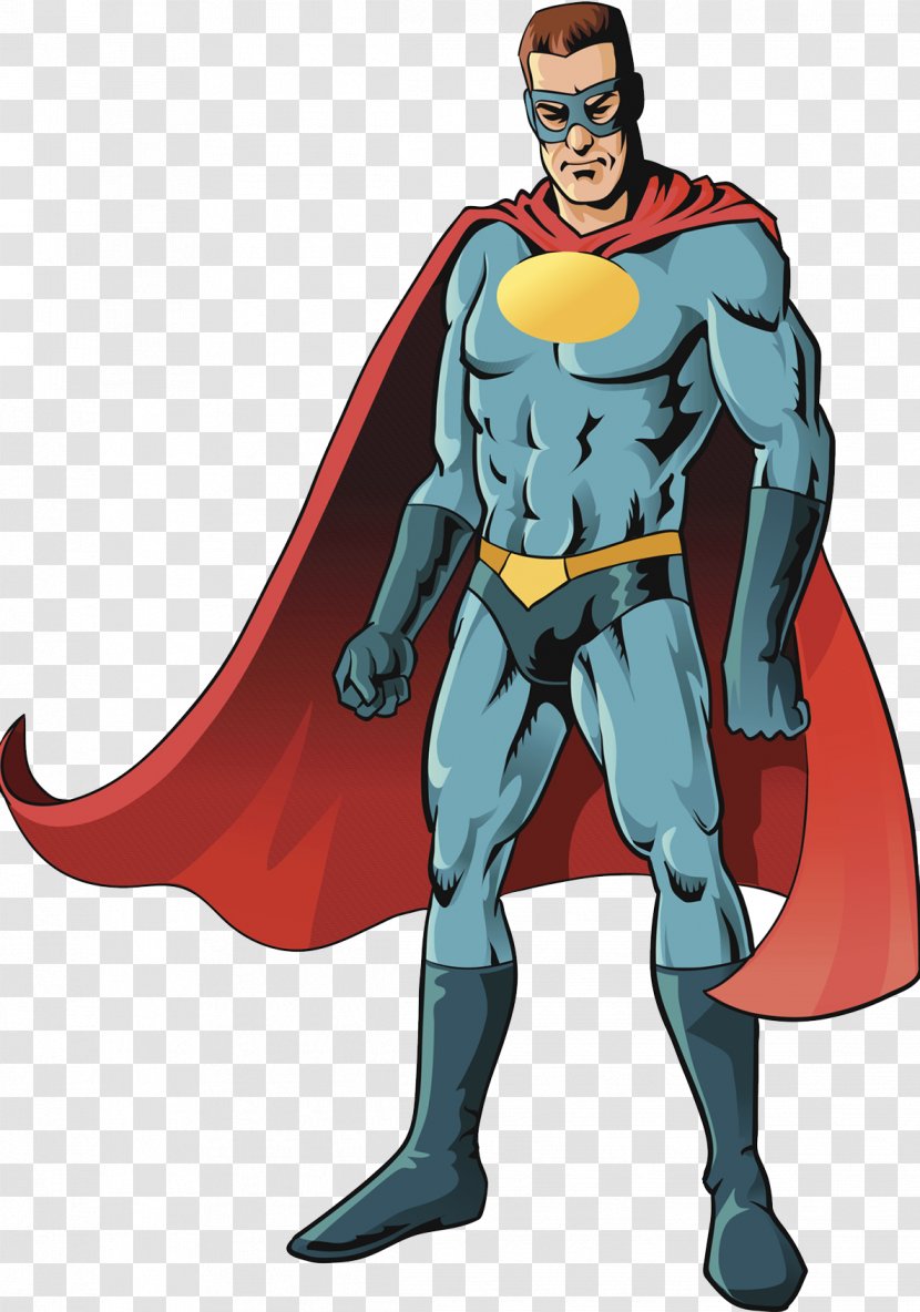 Superman Superhero Royalty-free Illustration - Cartoon - American Comic Transparent PNG