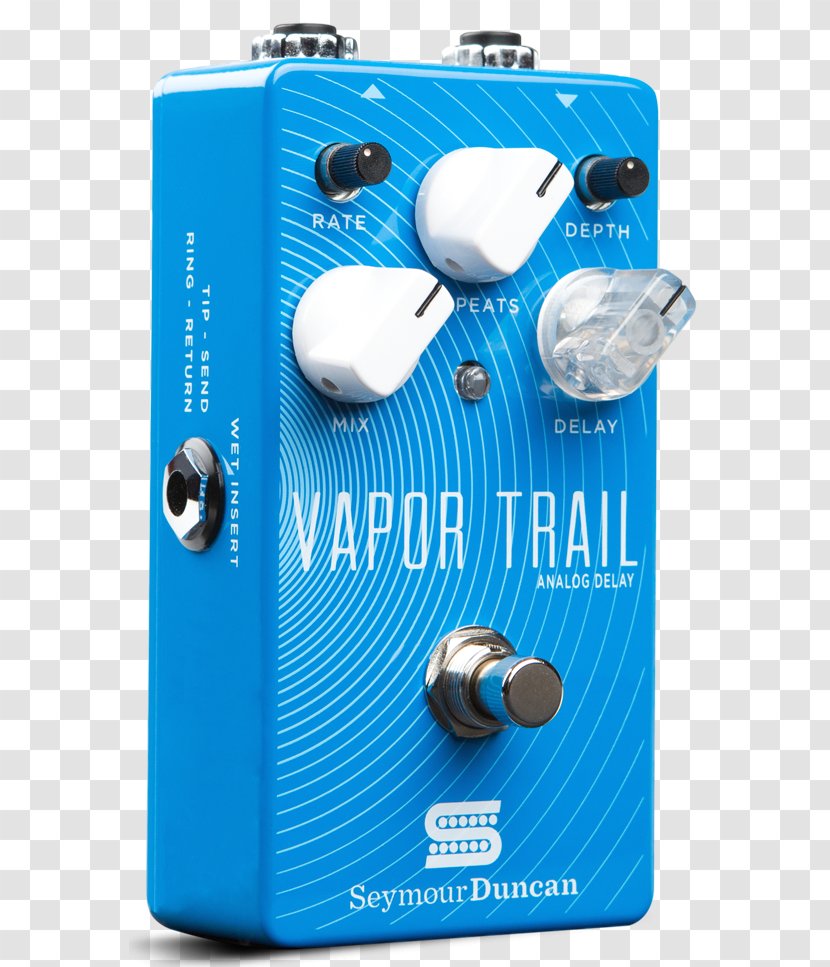 Delay Effects Processors & Pedals Chorus Effect Seymour Duncan Vapor Trail Guitar Transparent PNG