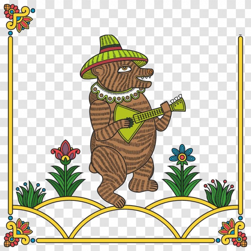 Jester Stock Photography Russian Bear Illustration - Tree - Cartoon Wild Boar Performance Material Transparent PNG