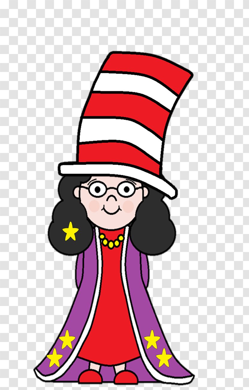 The Cat In Hat Illustrator Art Clip - Artwork - Dr Seuss Transparent PNG