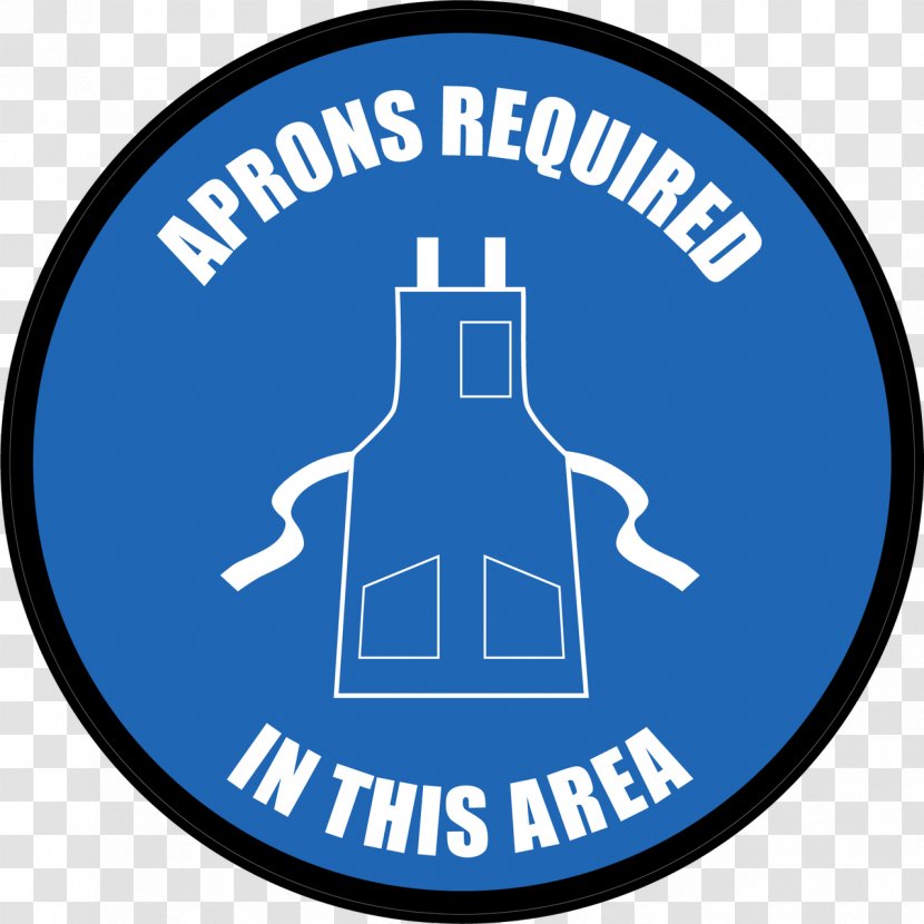 Logo Aprons Required In This Area Floor Sign Personal Protective Equipment Brand - Average Icon Transparent PNG
