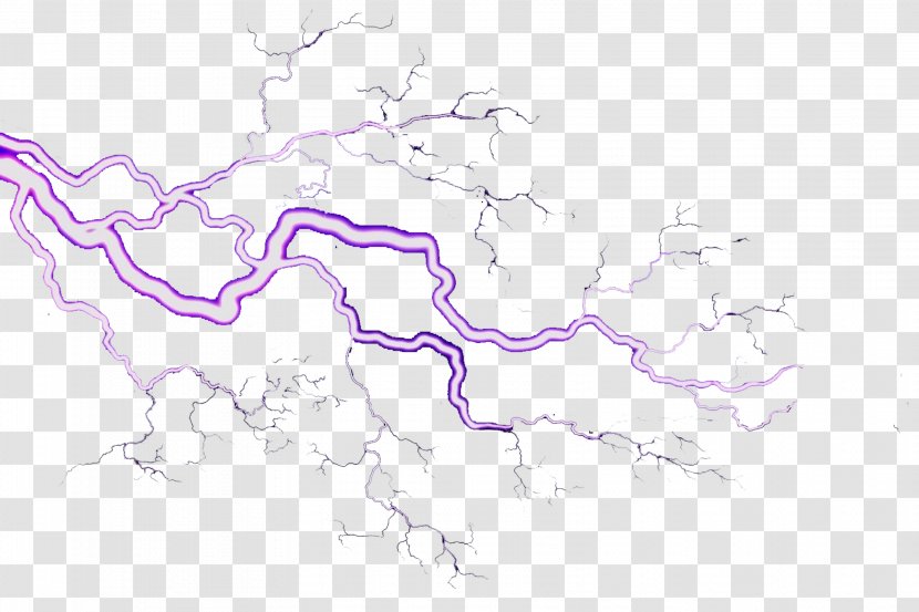 Map Purple Area Pattern - Lightning Effects Transparent PNG