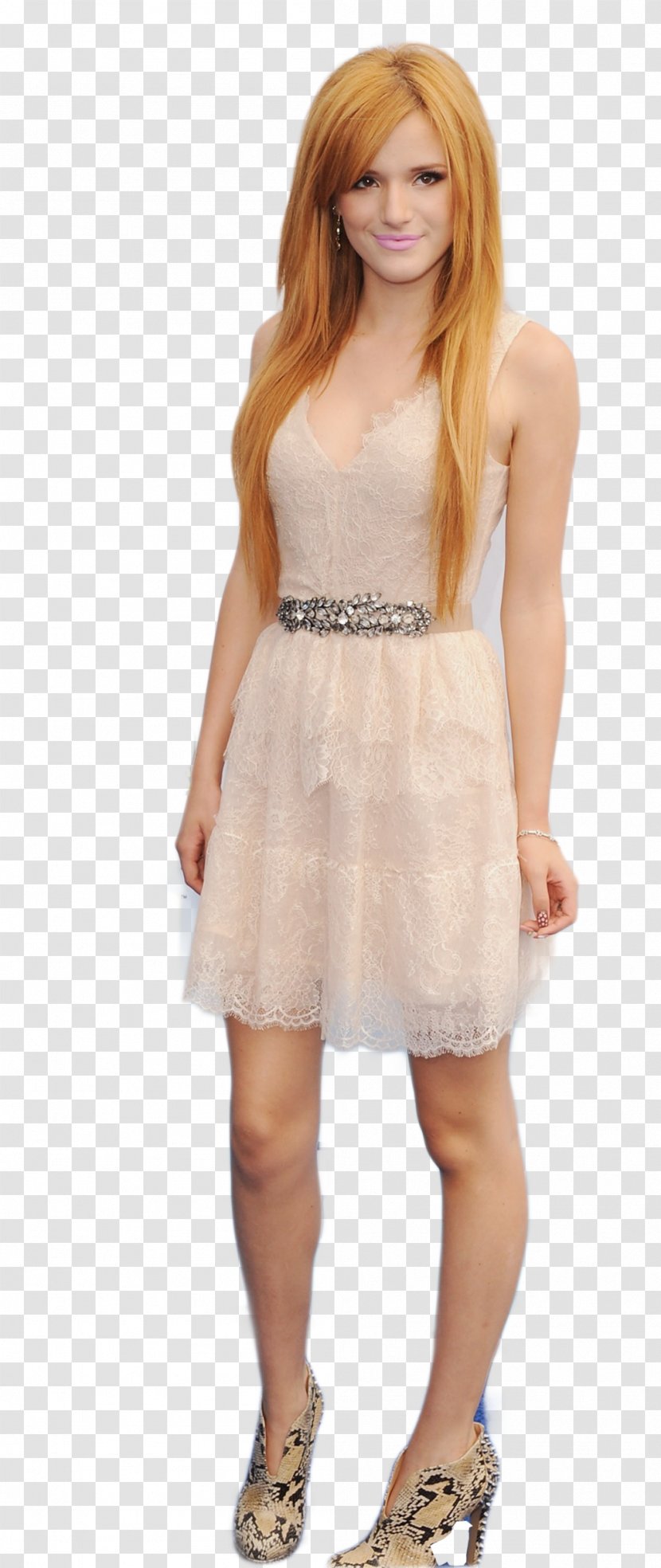 Bella Thorne Model Dress Photo Shoot - Neck - Zendaya Transparent PNG