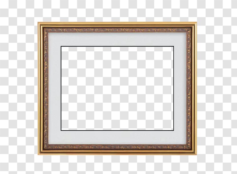Window Board Game Picture Frame Square Pattern - Retro Solid Wood Border Transparent PNG