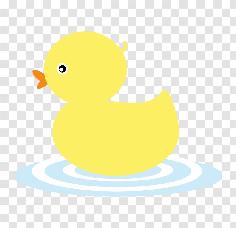 Baby Duckling Rubber Duck Clip Art Transparent PNG