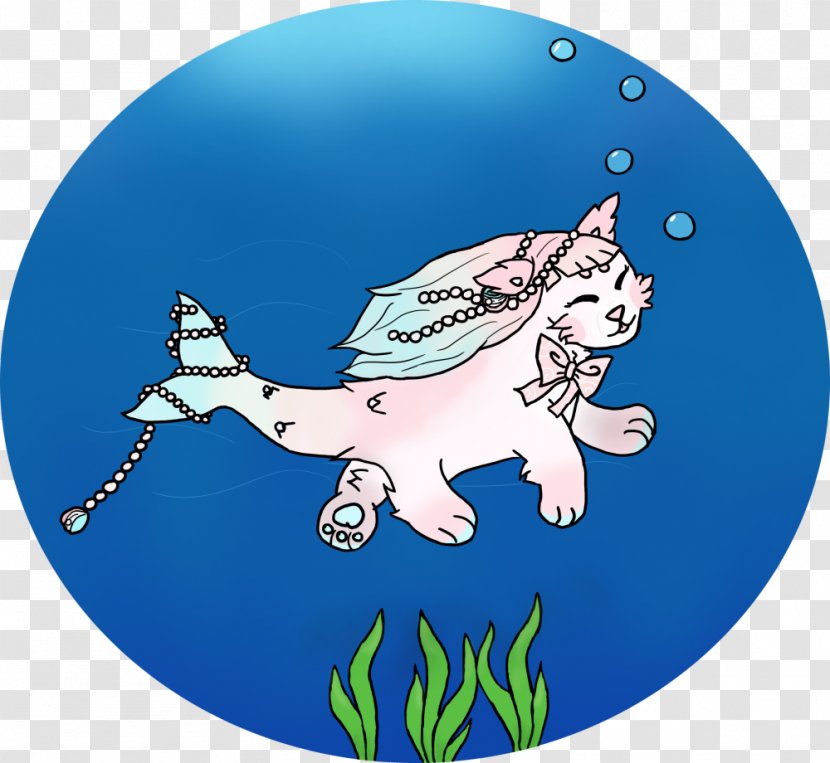 Cat Cartoon Marine Mammal - Fish Transparent PNG