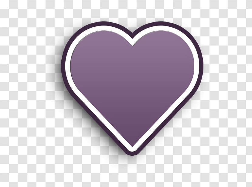 Favorite Icon Favourite Heart - Love - Symbol Magenta Transparent PNG