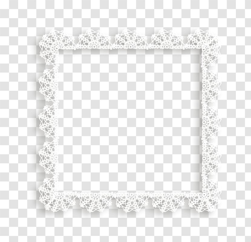 Picture Frames Lace White - Guestbook Transparent PNG
