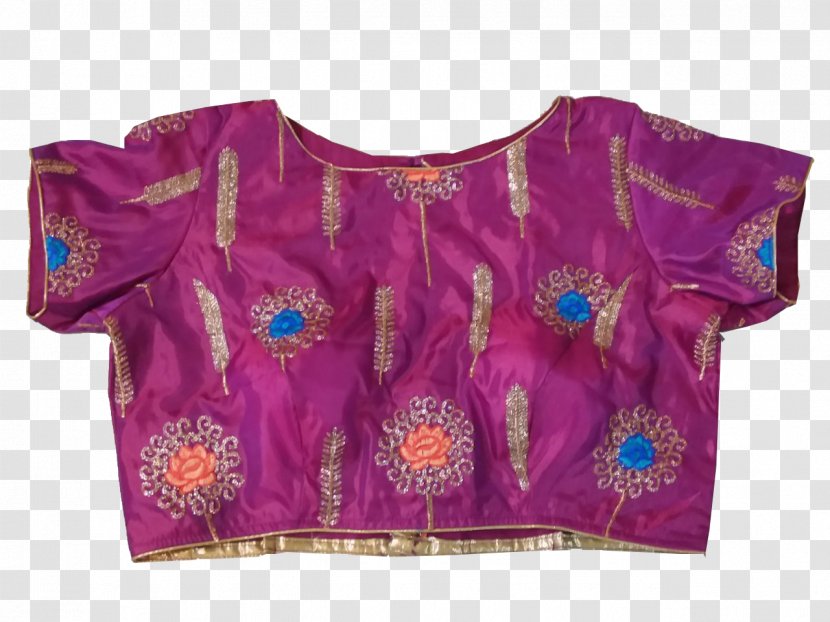 Blouse Sari T-shirt Sleeve Silk Transparent PNG