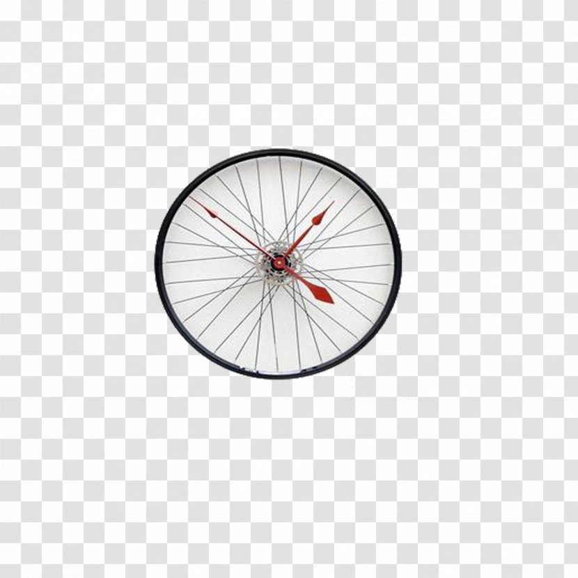 Clock U015aciana Bicycle Wheel Time - House - Creative Transparent PNG