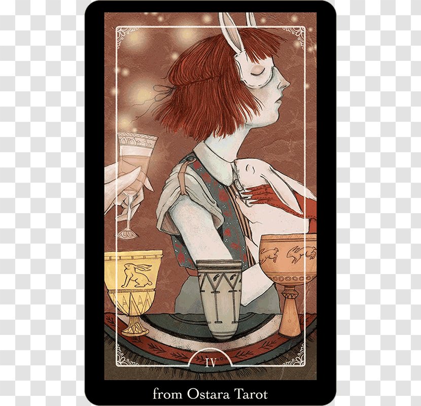 Tarot Divination Oracle Playing Card Falling In Love - Flower - 10 Of Cups Transparent PNG