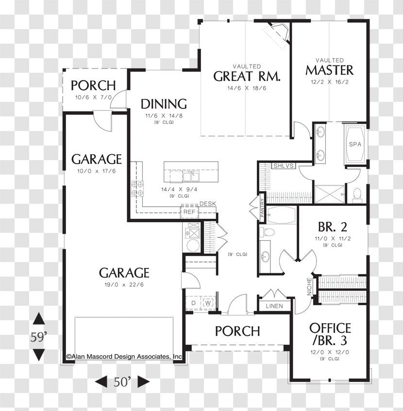 House Plan Square Foot Transparent PNG