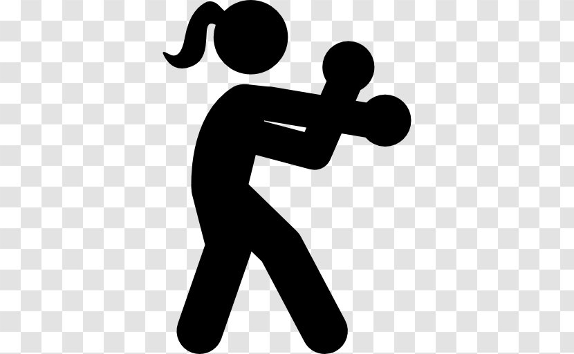 Women's Boxing Sport Computer Icons - Text - Gloves Woman Transparent PNG