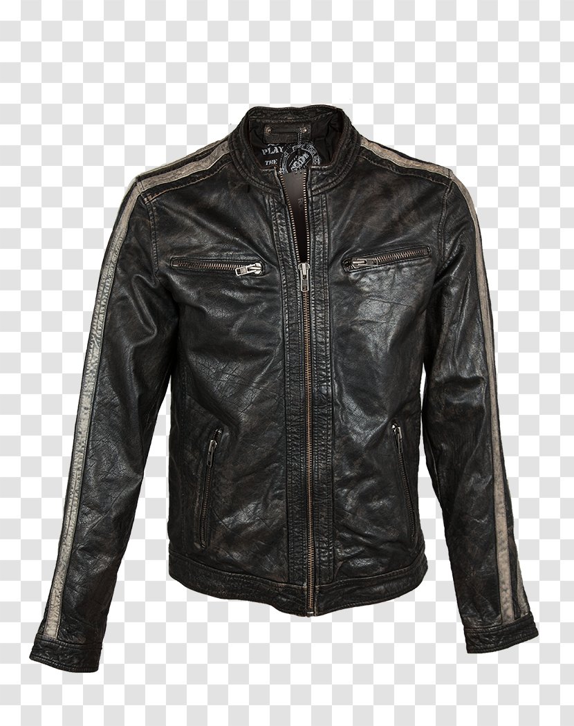 Leather Jacket Coat Suede - Motorcycle - Trust-mart Transparent PNG