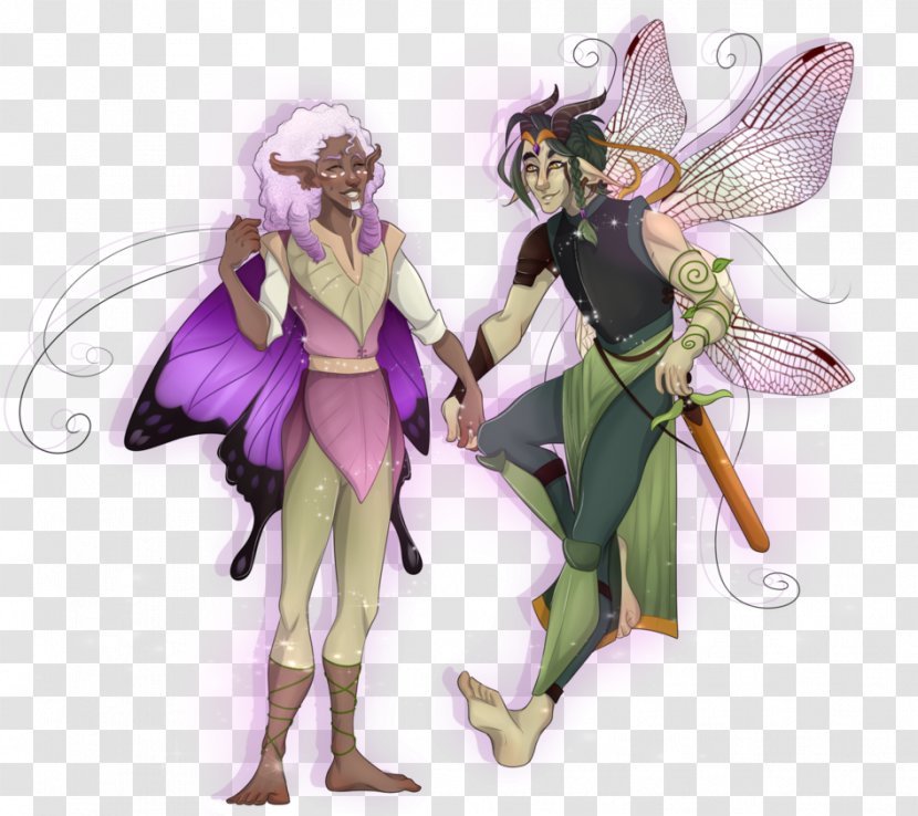 Fairy Costume Design Insect Figurine - Cartoon Transparent PNG