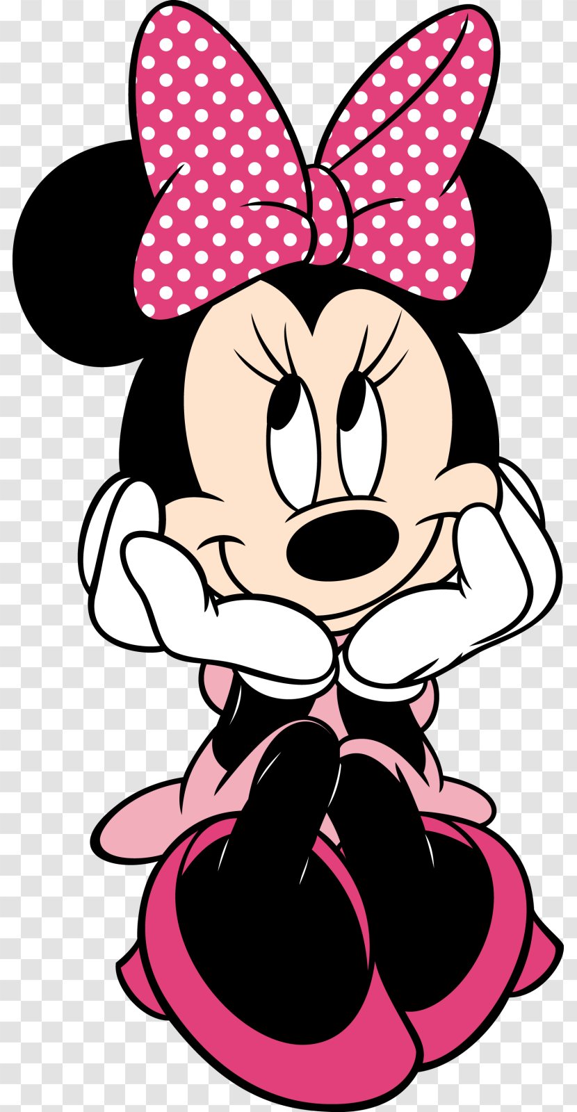 Minnie Mouse Mickey Clip Art - Silhouette - Free Download Transparent PNG