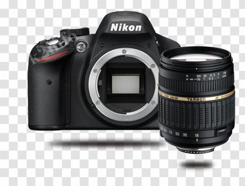Nikon D3200 D3300 D5300 AF-S DX Nikkor 35mm F/1.8G Zoom-Nikkor 18-55mm F/3.5-5.6G - Mirrorless Interchangeable Lens Camera Transparent PNG